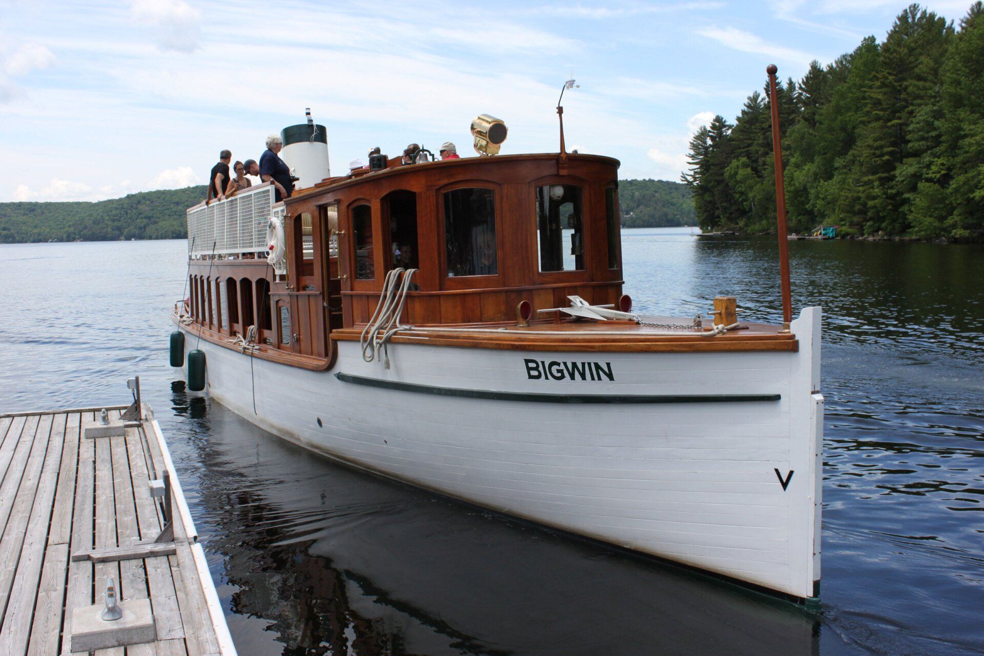 The restored SS Bigwin at dock — ready to welcome a new generation